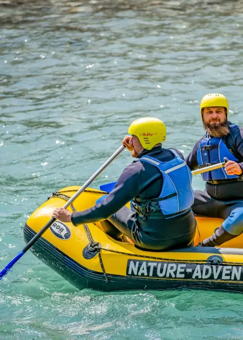 Rafting-Tour auf dem Lech im Tiroler Lechtal